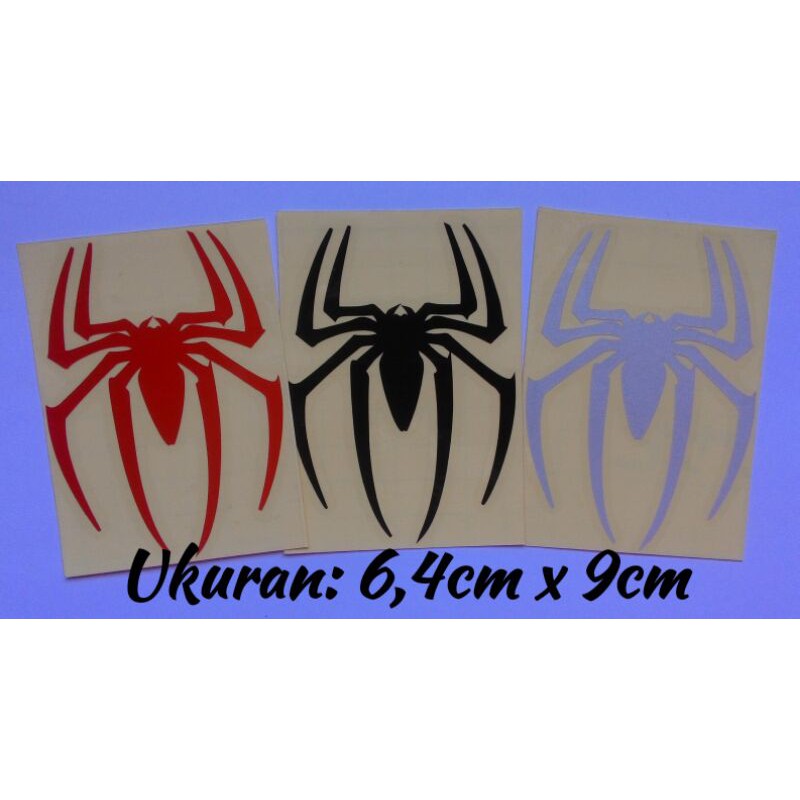 Stiker Cutting Logo Gambar Spiderman Cutting Sticker Untuk Sticker Motor Mobil