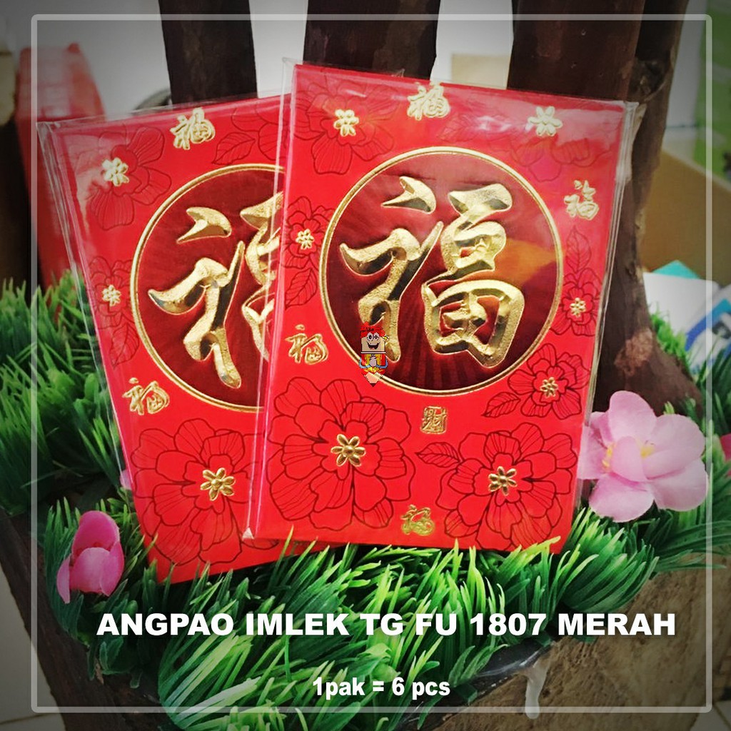 

Amplop angpao imlek TG FU 1807 merah