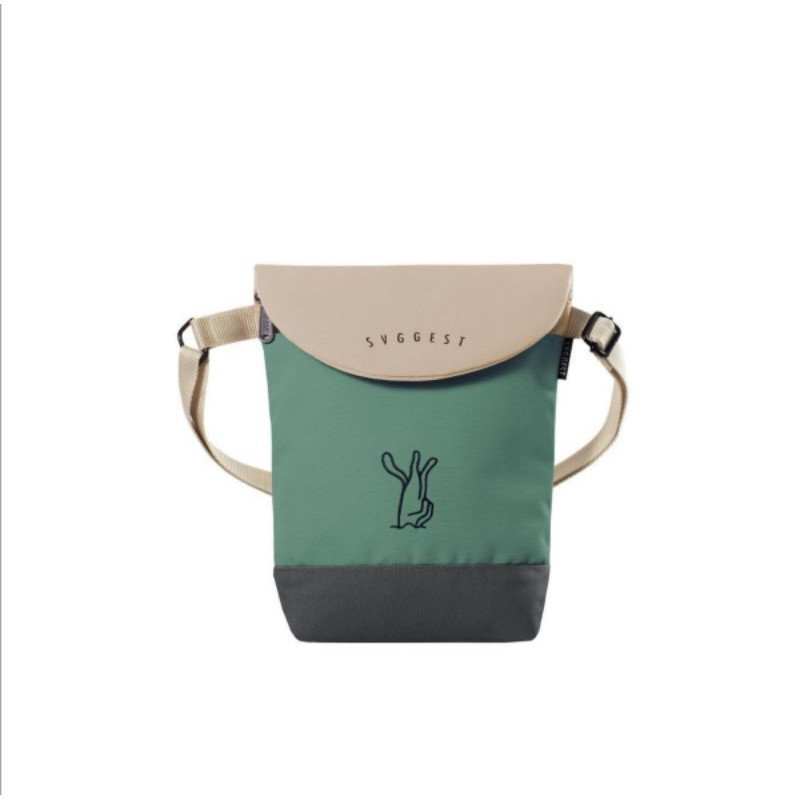Tas Svggest Slingbag Fox Tritone Mint