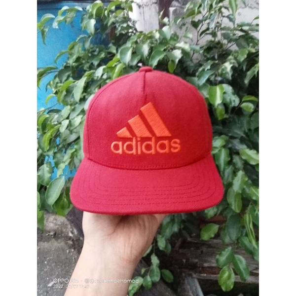 Topi snapback adidas balok second