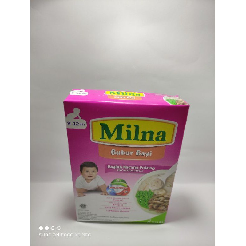 

Bubur milna Daging kacang polong 120gr