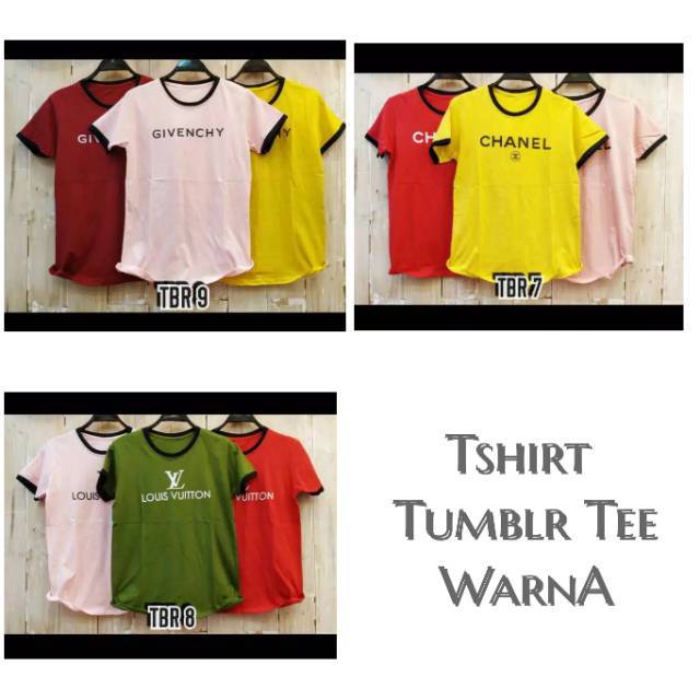 Kaos Tumblr Tee Warna / Kaos Murah Berkualitas / Part 11