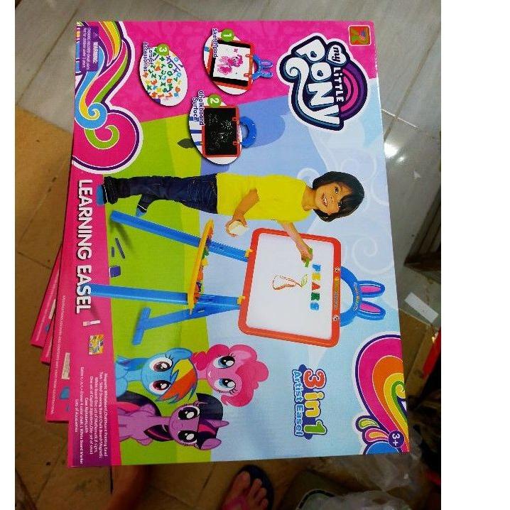 

Mainan Edukasi Papan Tulis Anak Board - LEARNING EASEL 3 in 1 !!