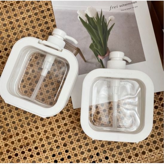 Botol Sabun Putih / Soap Bottle Estetik ala Korea / Jepang