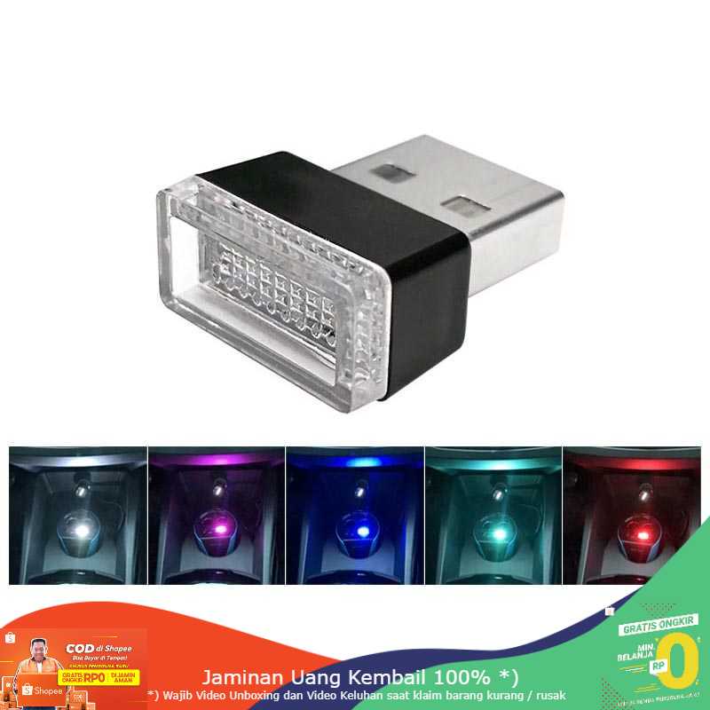 (BISA COD) RVOSTR Phelenseye Lampu LED USB Dekorasi Interior Mobil - TY203106