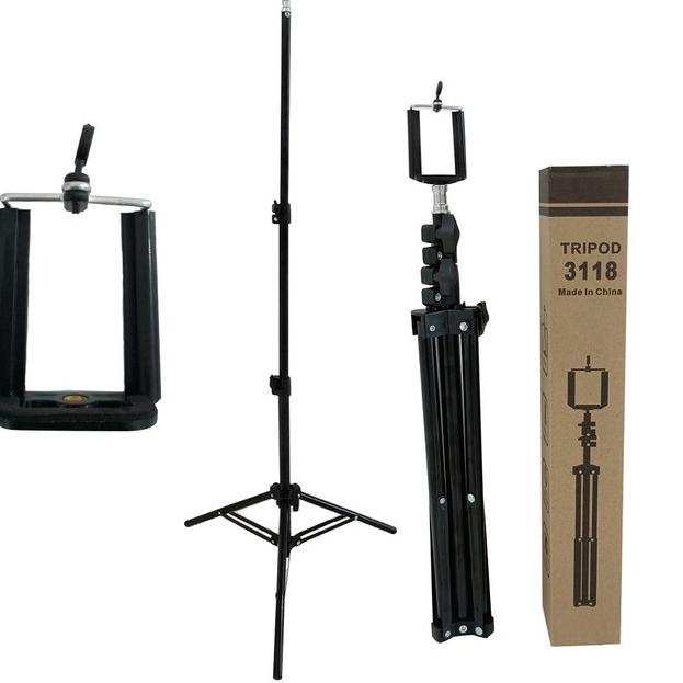 Tripod 3118 Besi 1.3meter / Tripod Hp 1,3 METER HOLDER U UNIVERSAL
