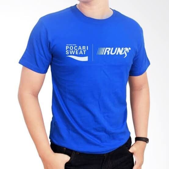 KAOS BAJU COMBED 30S DISTRO POCARI SWEAT RUN POLOS CUSTOM INDONESIA HIGHT CLASS