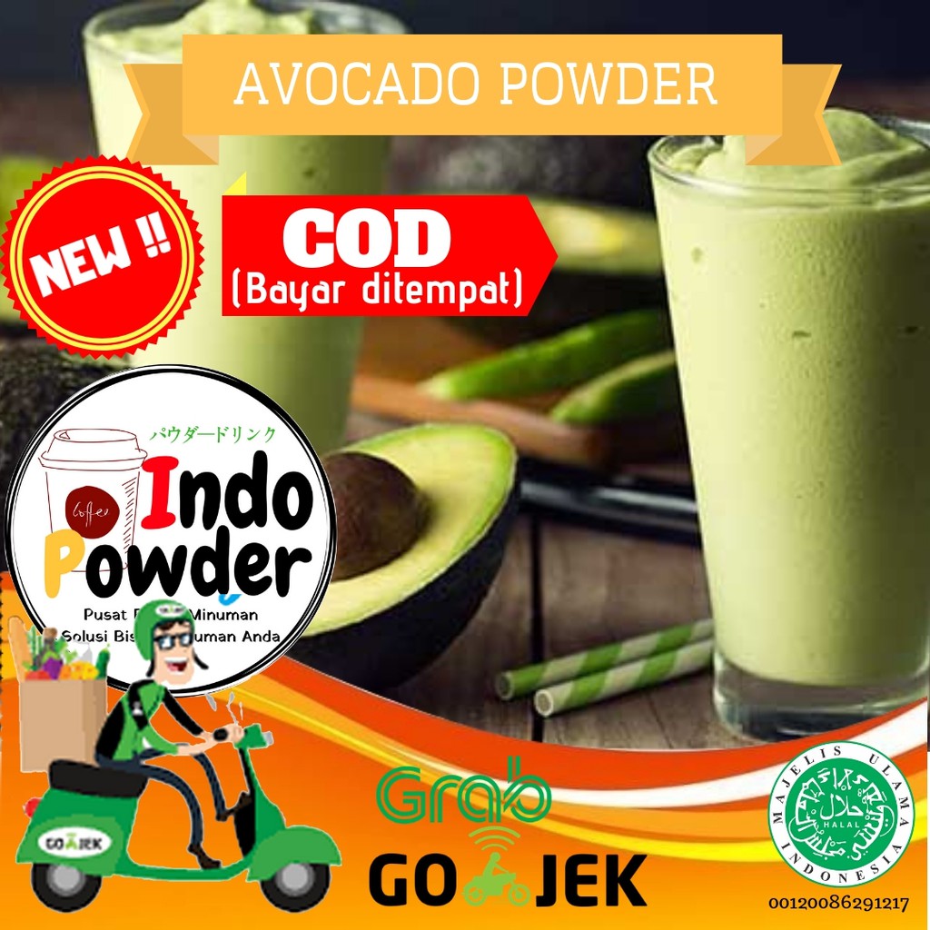 Avocado powder 1Kg / Bubuk Alpukat 1Kg / Bubuk minuman rasa Alpukat 1Kg