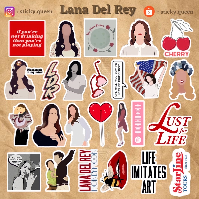 

STICKER TUMBLR LANA DEL REY