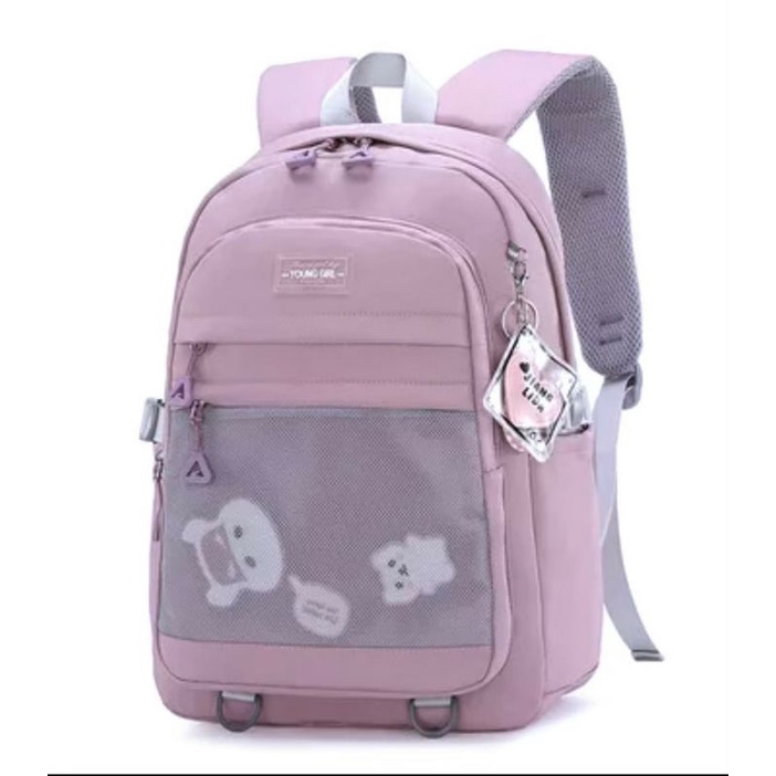 Tas Ransel Anak Perempuan Young Girl Tas Sekolah Anak SD SMP SMA SMK MADRASAH Backpack Anak Cewek Fashion Korea