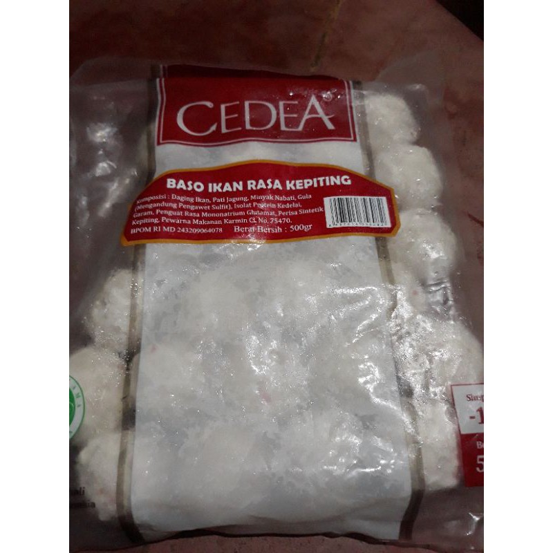 

Cedea Baso ikan kepiting