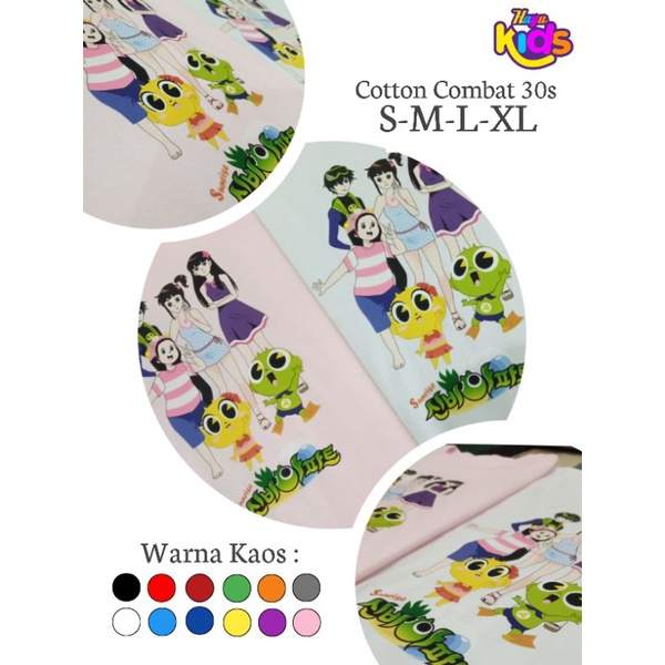 Hayu Kids - Kaos Anak Laki Laki Shinbi's House Sunrise - Cotton Combat 30s S,M,L,XL