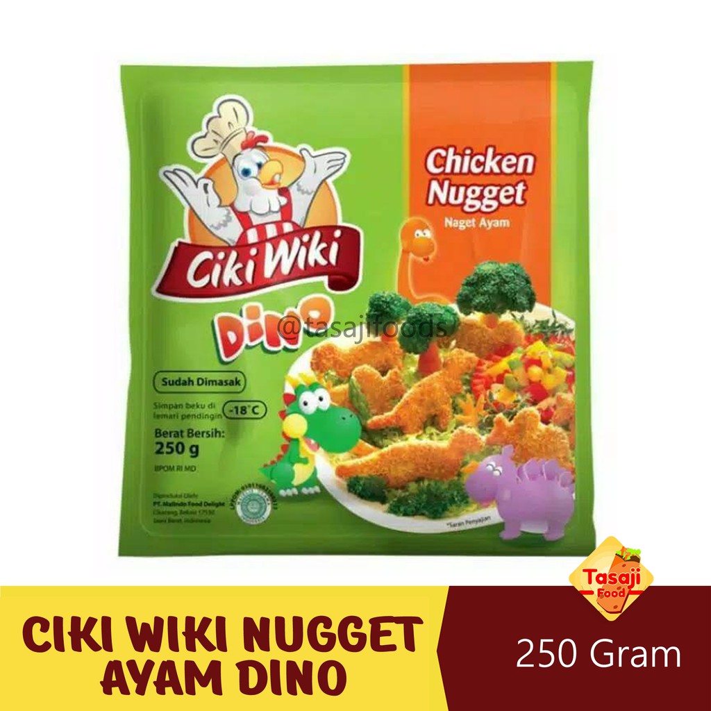 

Ciki Wiki Nugget Ayam DINO 250 Gram