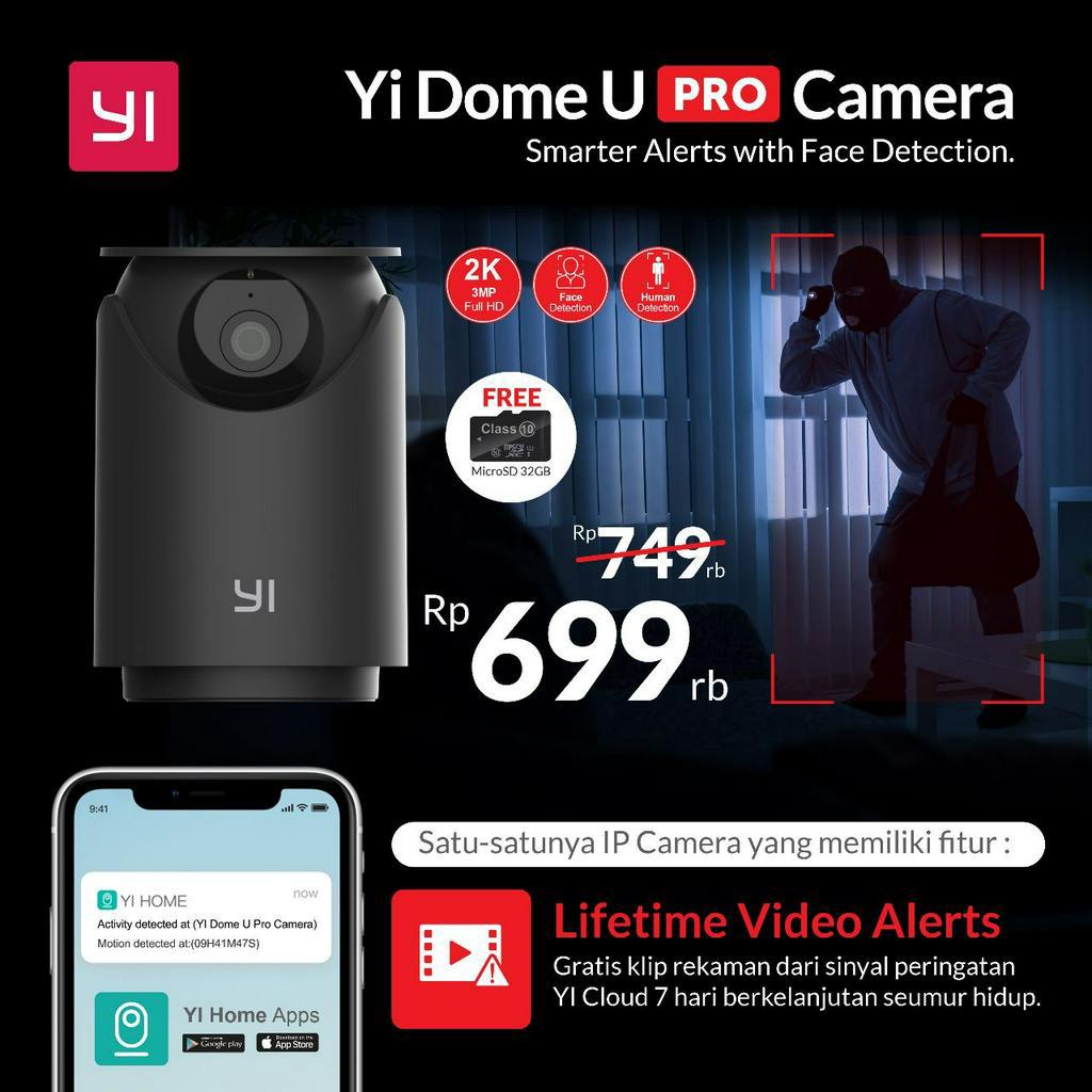 Yi Dome U Pro 2K IP Camera Wireless Full HD