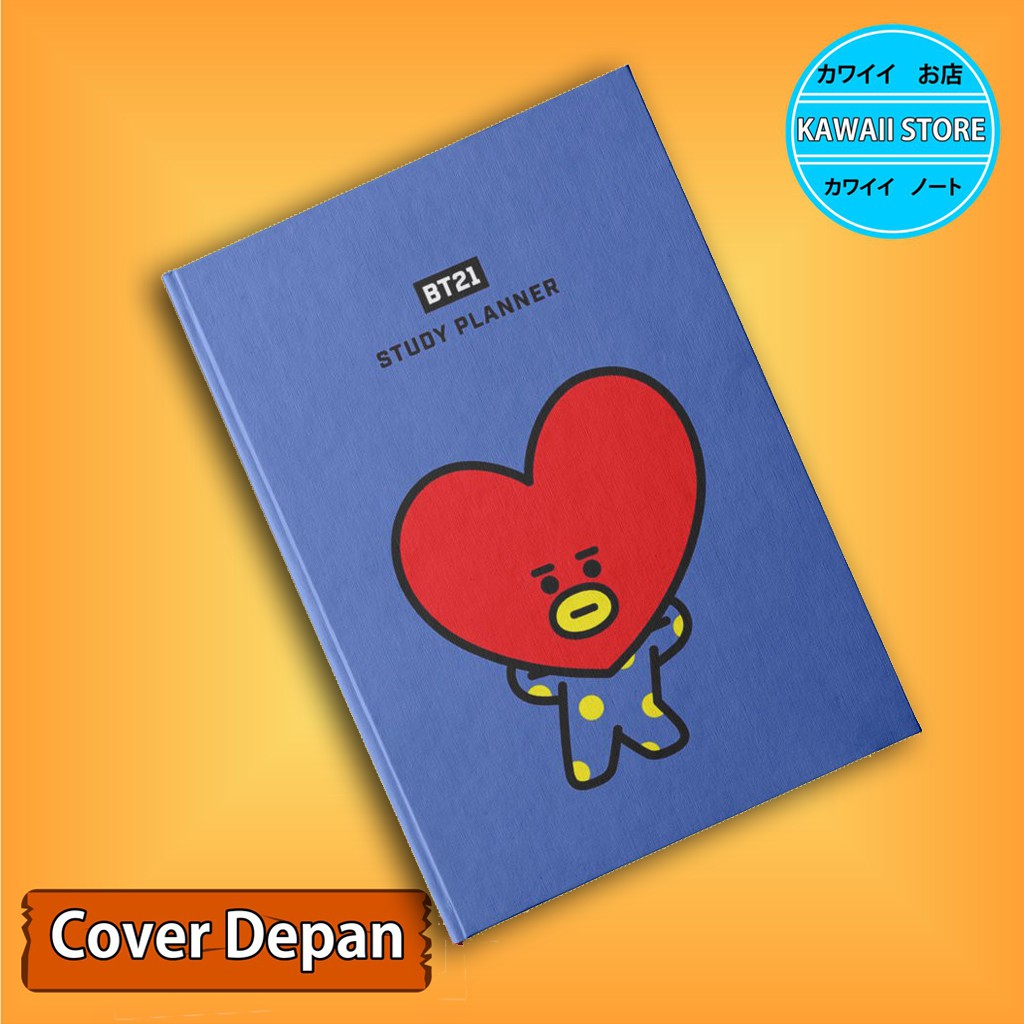 

Notebook / Pocket book Hard Cover KPOP BT21 TATA uk A5 & A6 / Notes Book