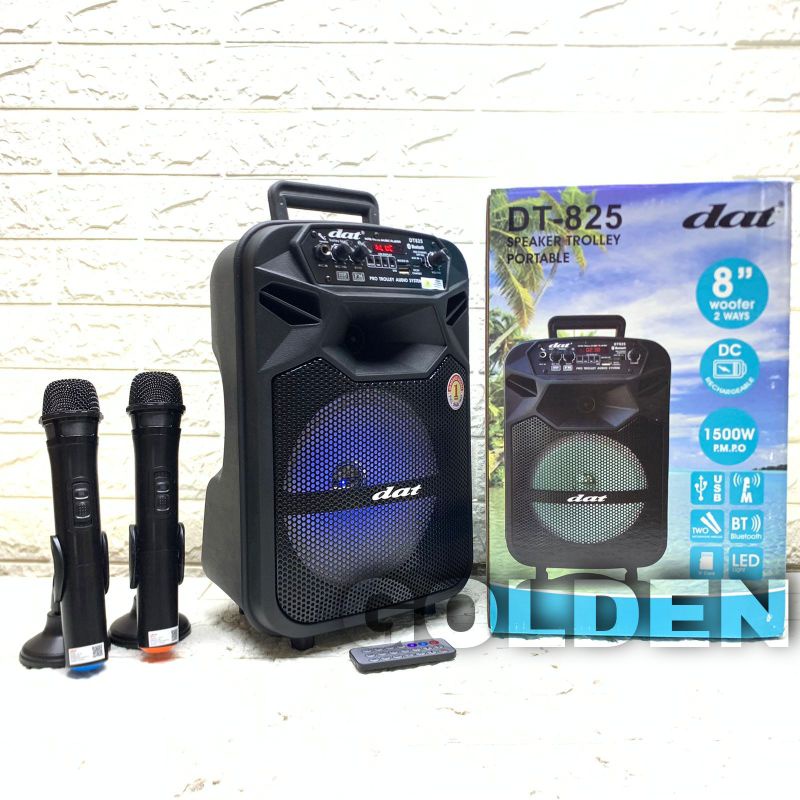 Speaker Portable Wireless Dat DT 825 Original Bluetooth
