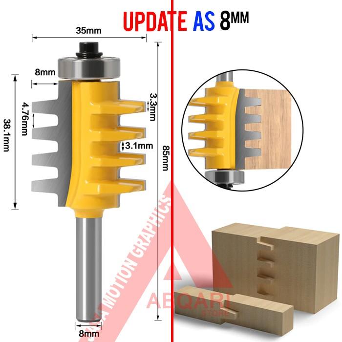 Machine | Mata Profil Penyambung Papan Kayu / Finger Joint Router Bit