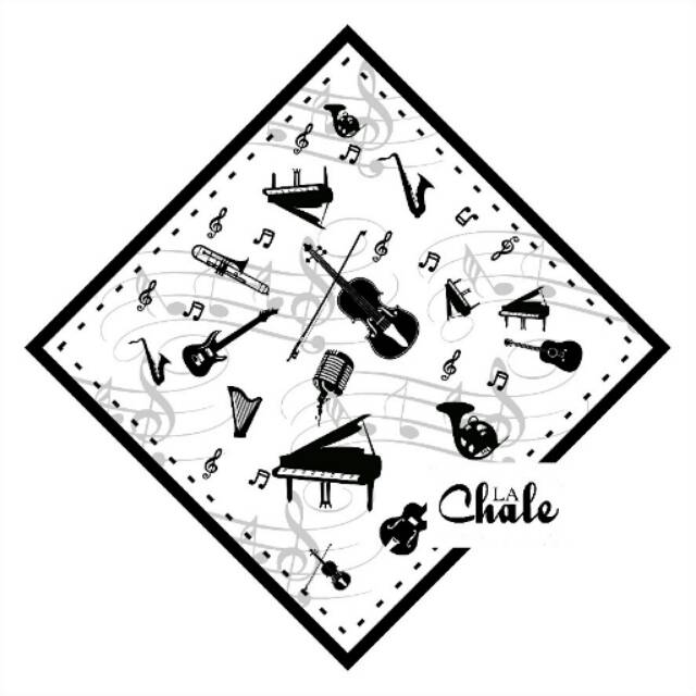 Scarf Printing Motif Custom Kode Music