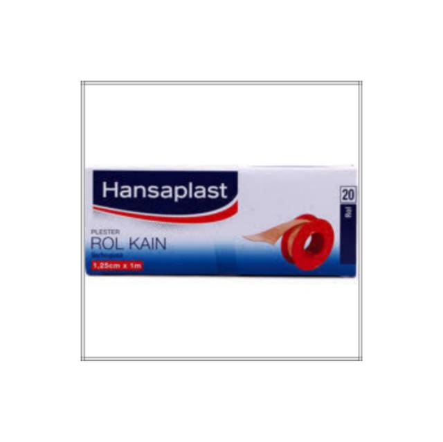 Hansaplast 1,25 cm x 1 M / Hansaplast roll kain / Plester roll kain