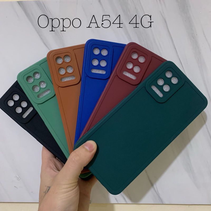 Pro Camera Soft Case Full Cover Matte Case Oppo A54 4G - CA
