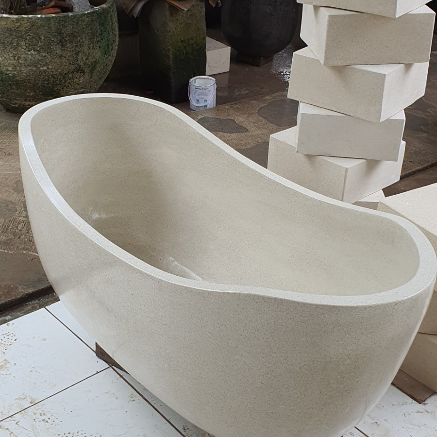 Bathtub Teraso P120cm Tipe Lengkung