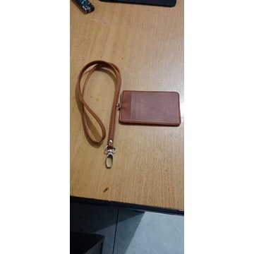 

paket tali id card kulit lux empat slop