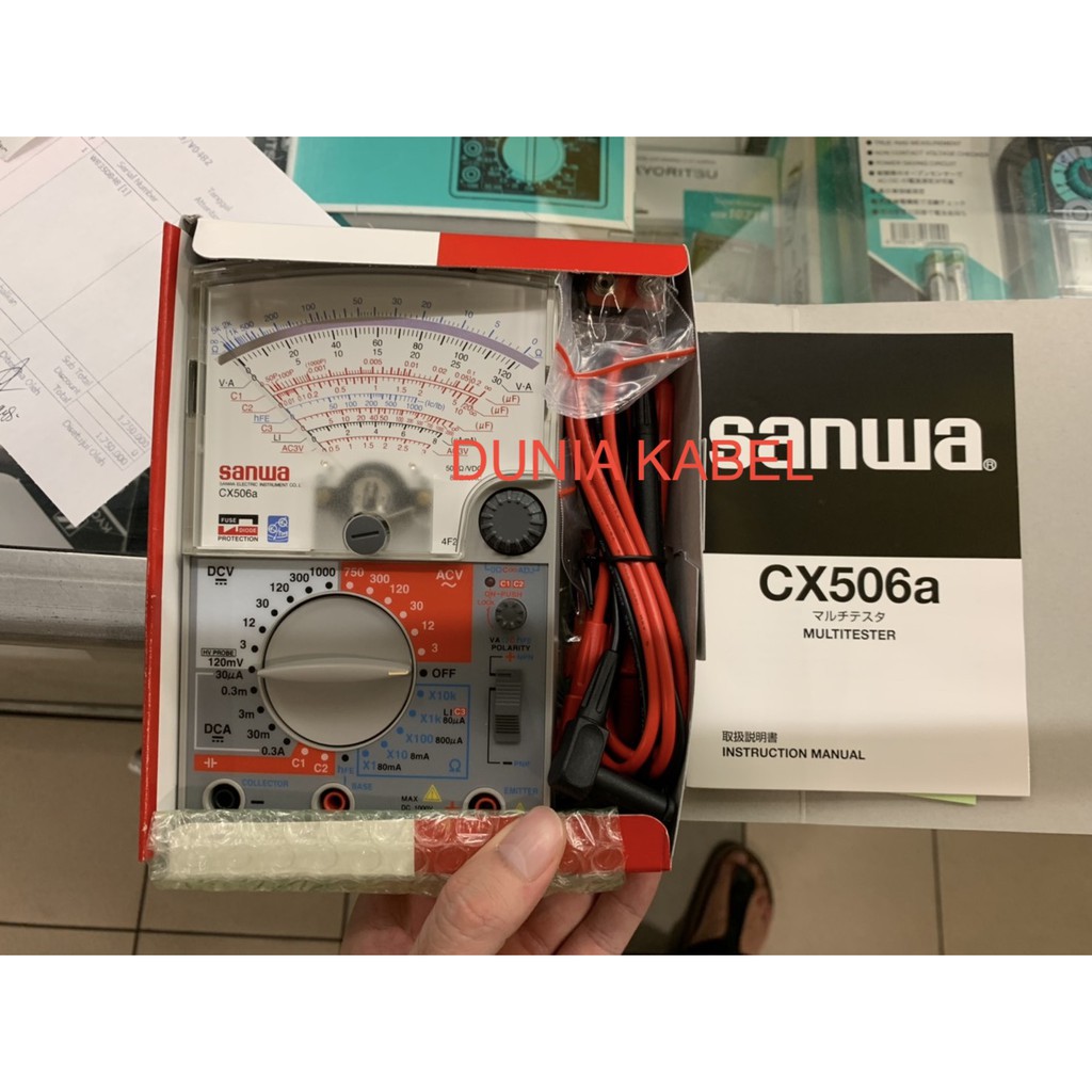 Jual Multimeter Multitester Analog SANWA CX506A CX 506 A CX506A Ori
