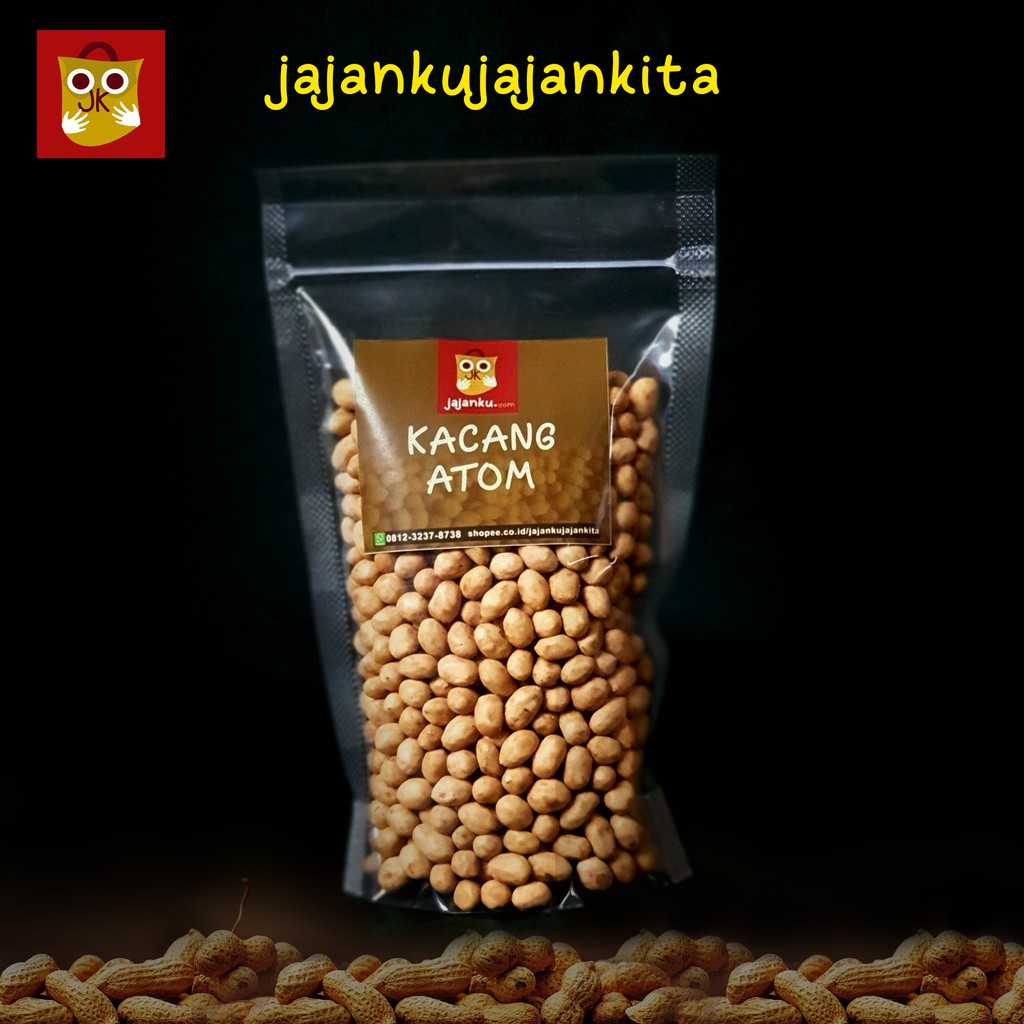 

Kacang Atom. Kacang Oven Rasa Manis. Jajanku | Cemilan Tersertifikasi DEPKES | Jangka Waktu Expired