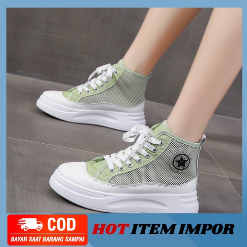 SW314 Sepatu Impor Premium / Sepatu Fashion Wanita / Sepatu Kanvas / COD Termurah