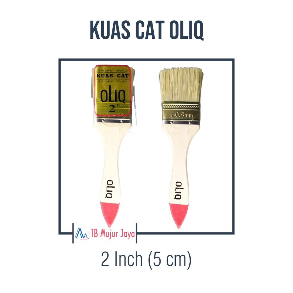 

Kuas Cat OLIQ Kayu Besi 2 inch