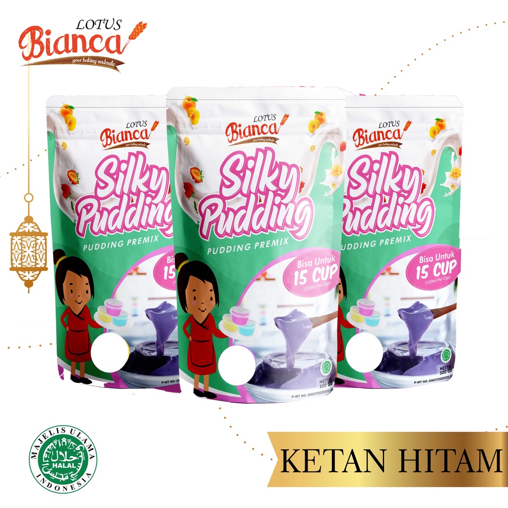 Bianca Lotus Ketan Hitam Silky Pudding Premix