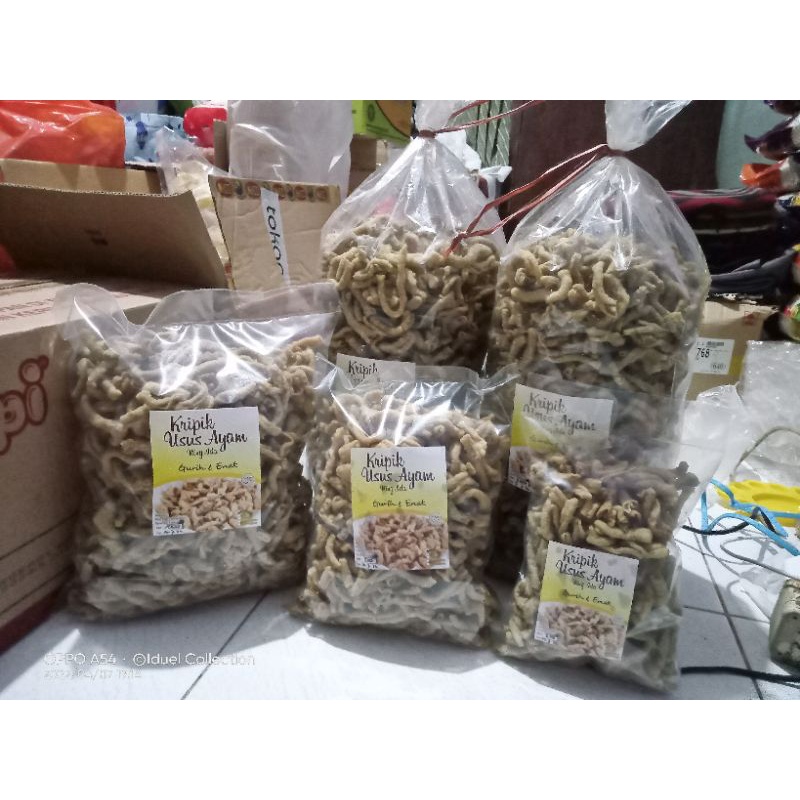 

KERIPIK//KRIPIK USUS AYAM TERLARIS NING IDA 1KG RASA ORIGINAL