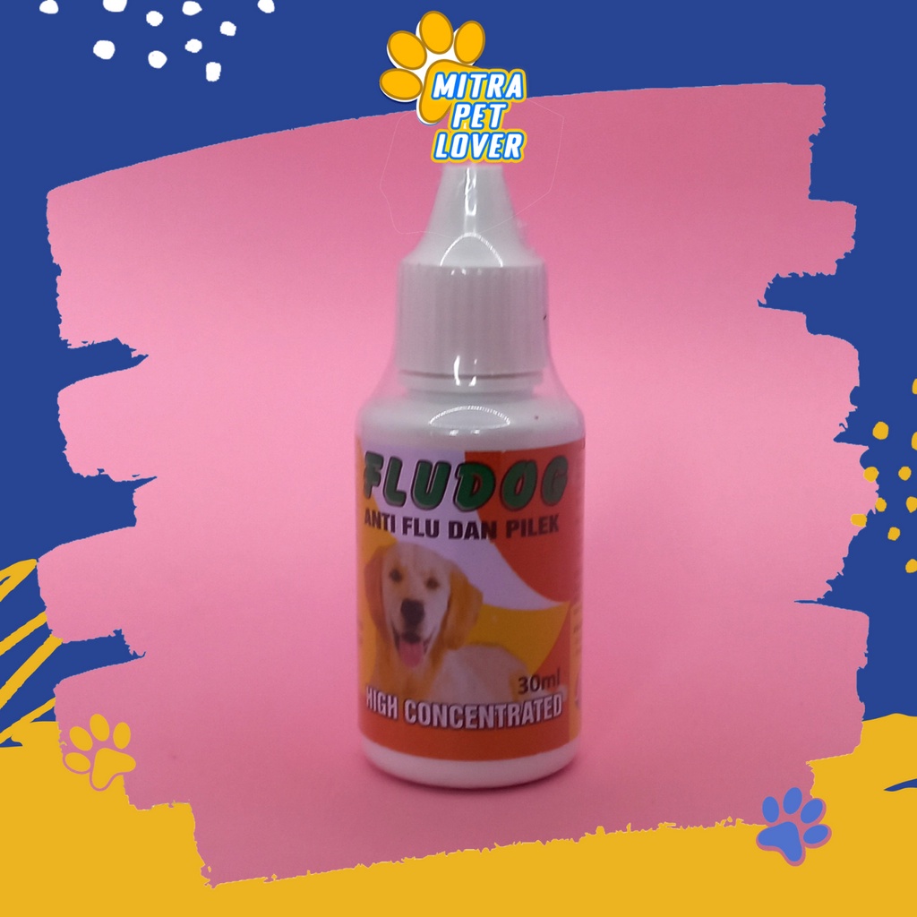 OBAT FLU PILEK ANJING - FLUDOG DROP 30 ML - ANTI SESAK NAFAS DEMAM DEPRESI DOG PUPPIES , HIDUNG BERLENDIR BERAIR, MANJUR - MURAH GARANSI KUALITAS ASLI ORIGINAL - PET ANIMAL VETERINARY TAMASINDO OBAT TETES &amp; VITAMIN HEWAN BINATANG PELIHARAAN MITRAPETLOVER