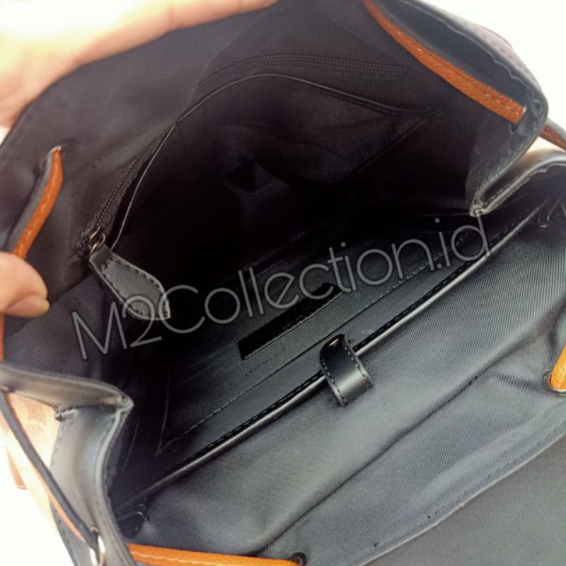 Tas Ransel Coach Logo Block Backpack Mirror Quality