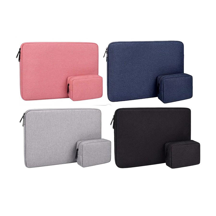 tas laptop macbook nylon set 11 12 inch pink