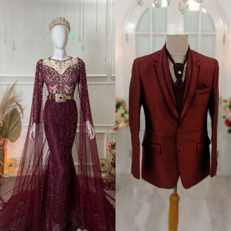 KAPLE GAUN PENGANTEN BALERO JUBAH DAN JAS PREMIUM