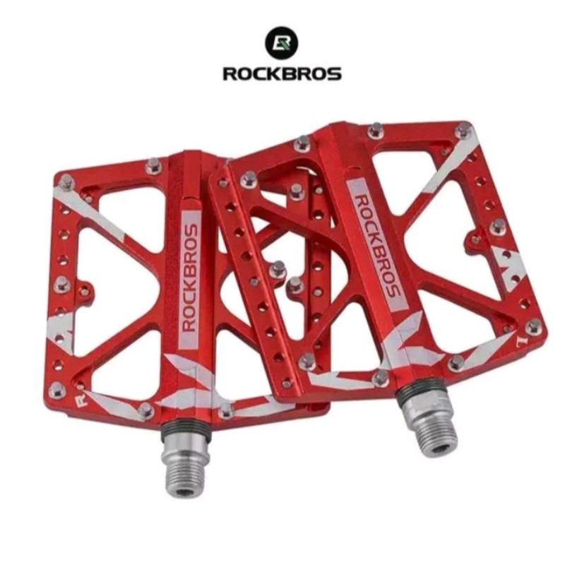 Pedal Sepeda MTB 3 Bearing Rockbros Anti-Slip