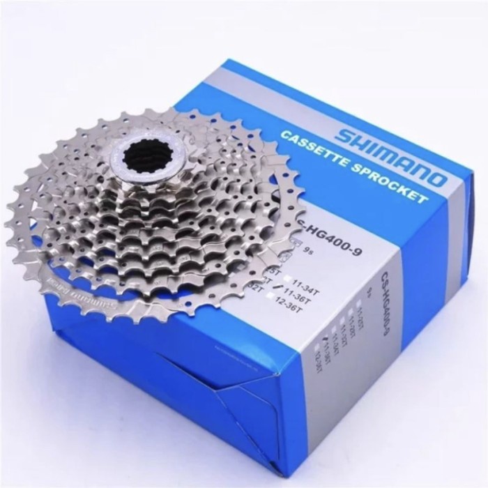 Sproket sepeda shimano 9 speed 12t-36t-hg 400