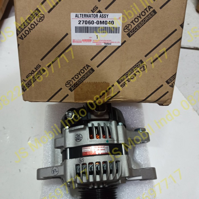 Alternator Assy Dinamo Ampere Yaris 2006-2013 Original 27060-0m040