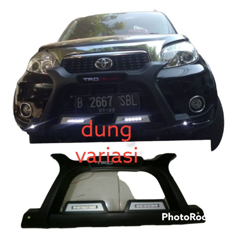 tanduk depan bumper rush Terios lama luxury trd 2010,2015,2017