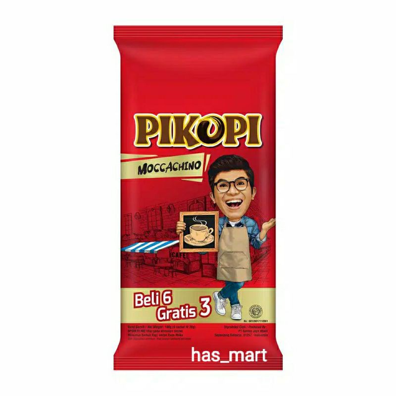 

PIKOPI MOCHACINO ISI 9 SACHET