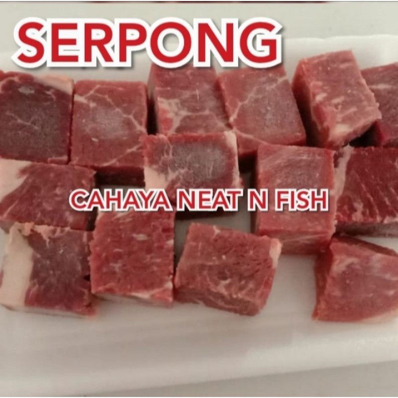 

daging sapi import australia potong sop/soto/rendang 500gr