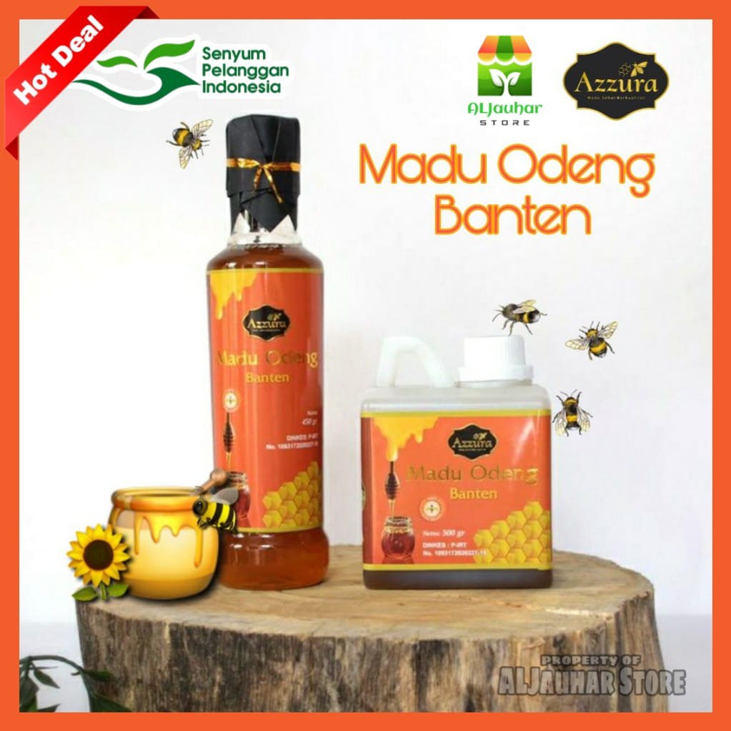 

AZZURA Madu Odeng Banten Herbal untuk Imunitas Kesehatan Tubuh ORI 450gr