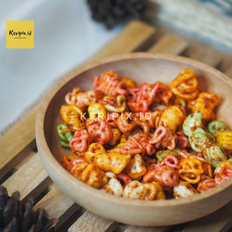 

Kerupuk Gelung Pouch 70gr | Keripix.id