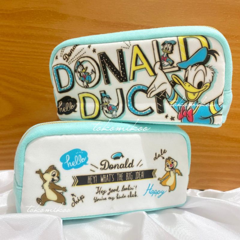 Pencil Case kotak pensil pouch Snoopy Donald Duck Monster Inc. Pooh Garfield My Melody Pompompurin Kuromi