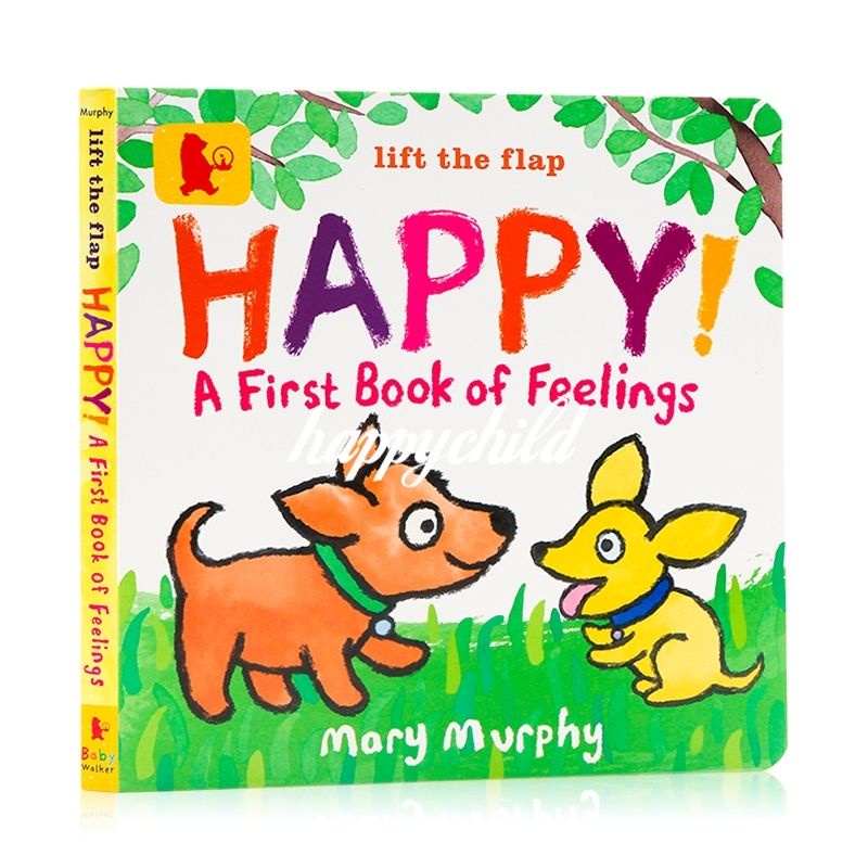 original guaranteed Happy a first book of feelings lift the flap buku impor buku anak happychild