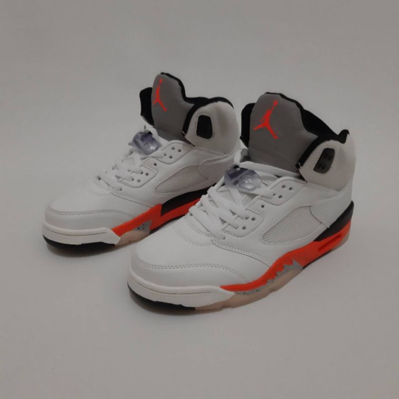 Sepatu Nike Air Jordan 5 Orange Blaze