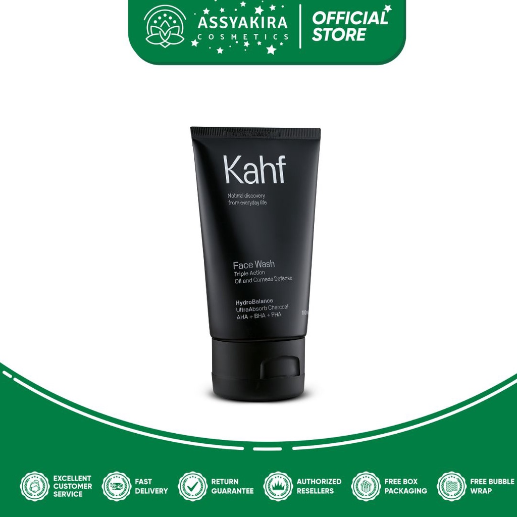 Kahf Triple Action Oil and Comedo Defense Face Wash 100ml