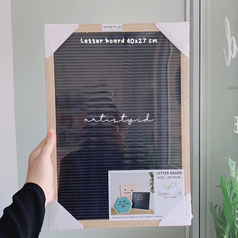 

[ARTISTY ID] Letter Board Papan Nama Huruf dan Angka