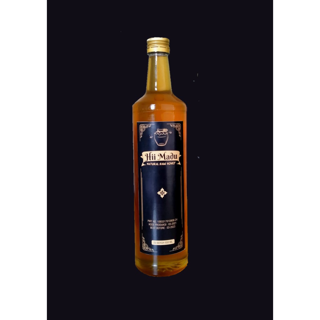 

Madu Hii madu - Raw Honey 650ml- Madu Murni - Madu Asli Organik